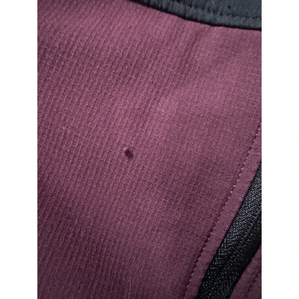 The North Face Apex Bionic Softshell Jacket Men's S Burgundy Black Full Zip READ